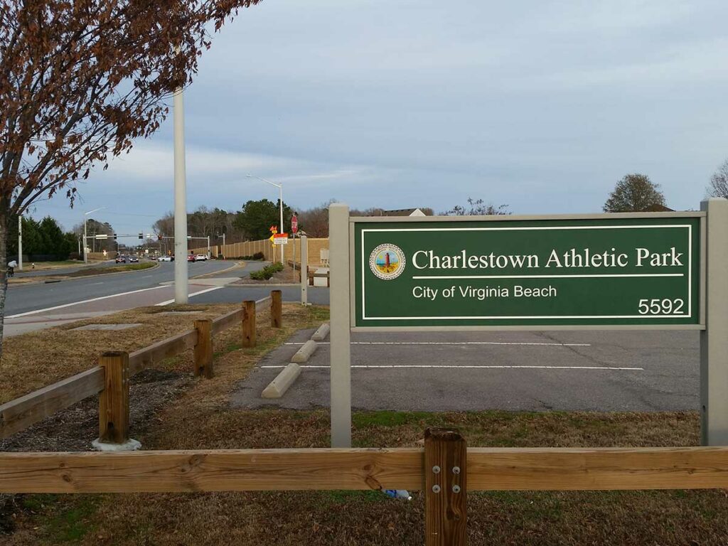 Charlestown Athletic Park on Lynnhaven Parkway east of Centerville Turnpike