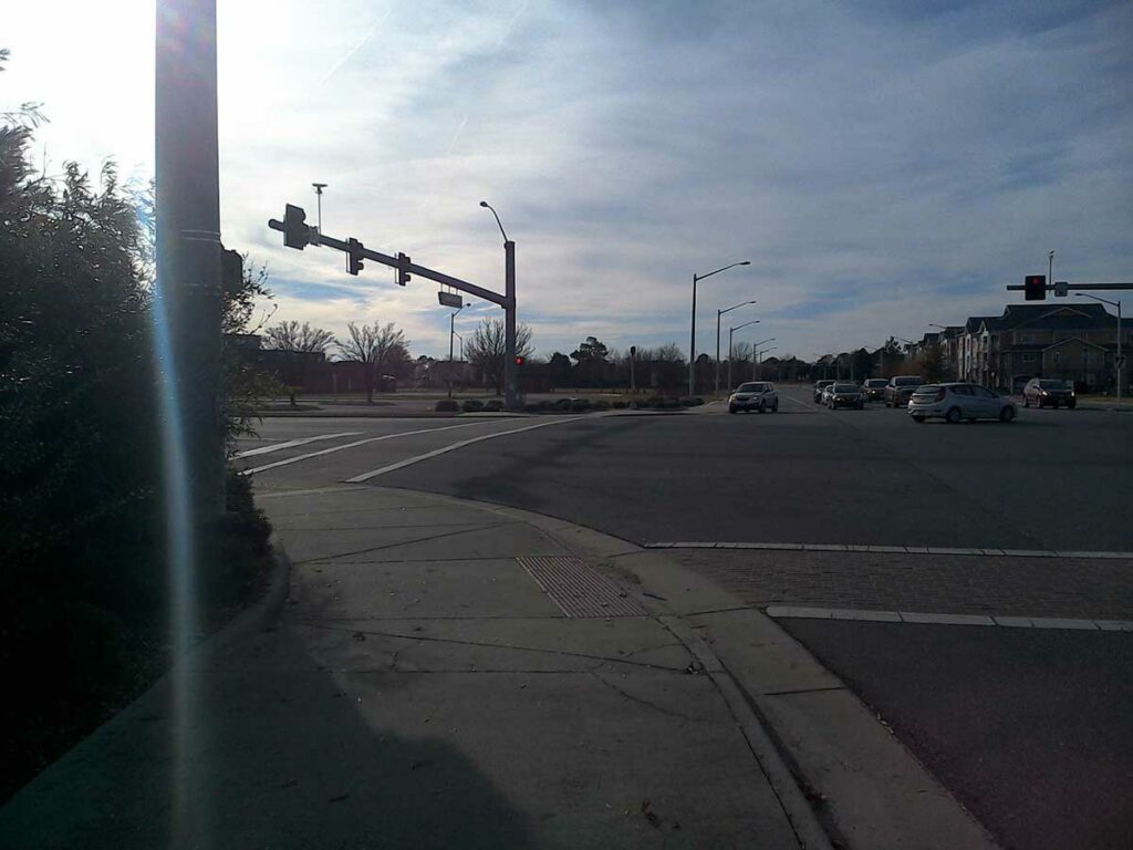 Intersection of Centerville Turnpike and Lynnhaven Parkway; looking west along Lynnhaven Parkway